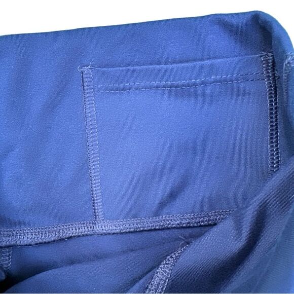 Fabletics Define PowerHold High-Waisted Navy Blue / White Floral Leggings Size S - Picture 7 of 9